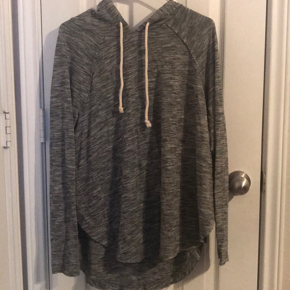 Gray lightweight hoodie